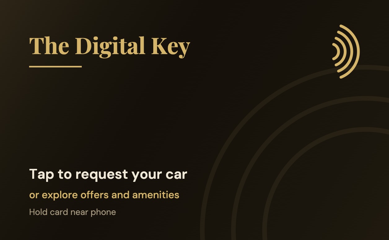 The Digital Key guest card